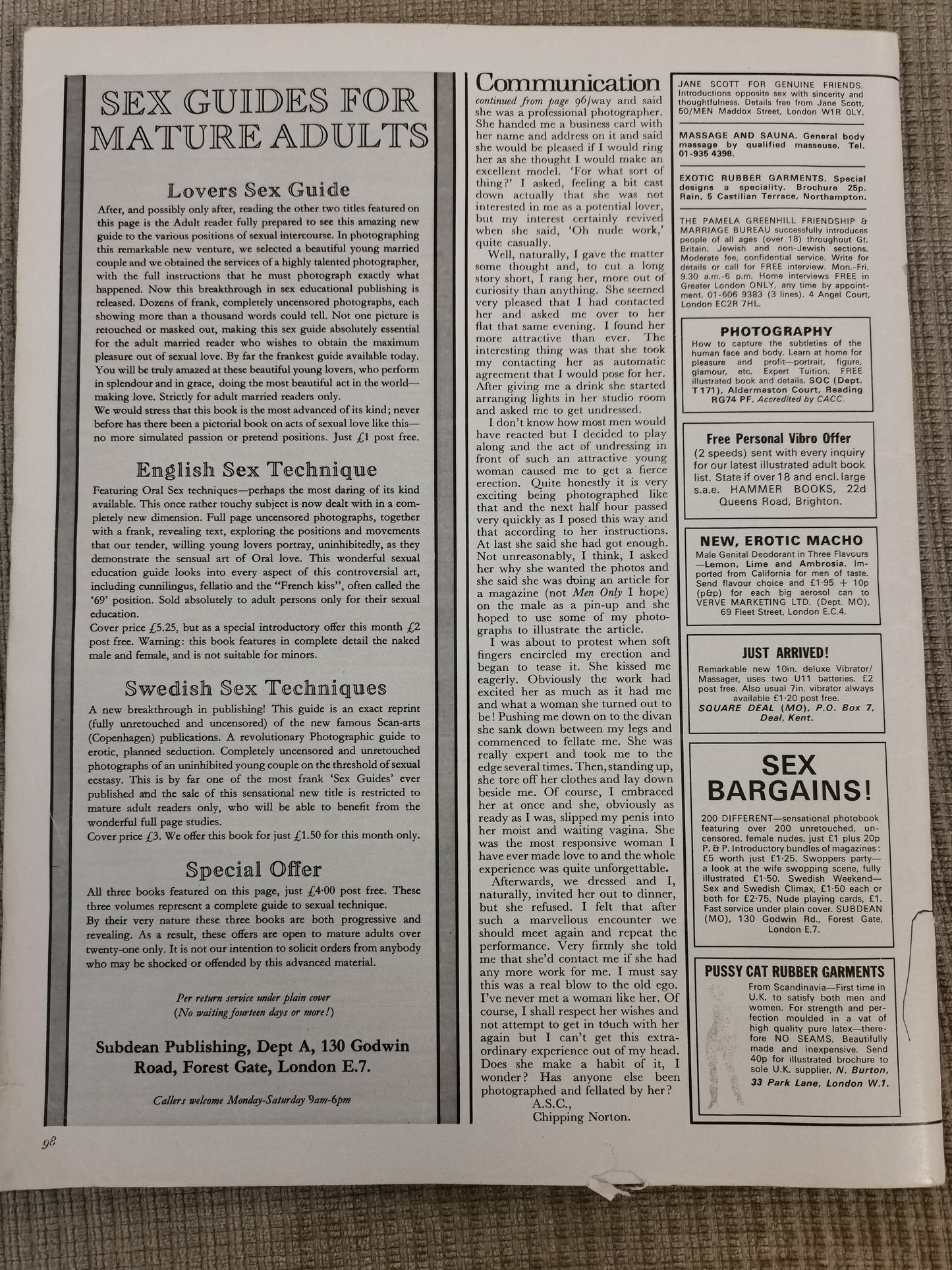 Men Only Volume 37 Number 6