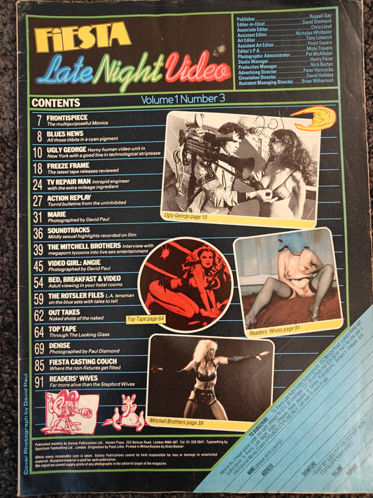 Fiesta Late Night Video - Volume 1 No.3