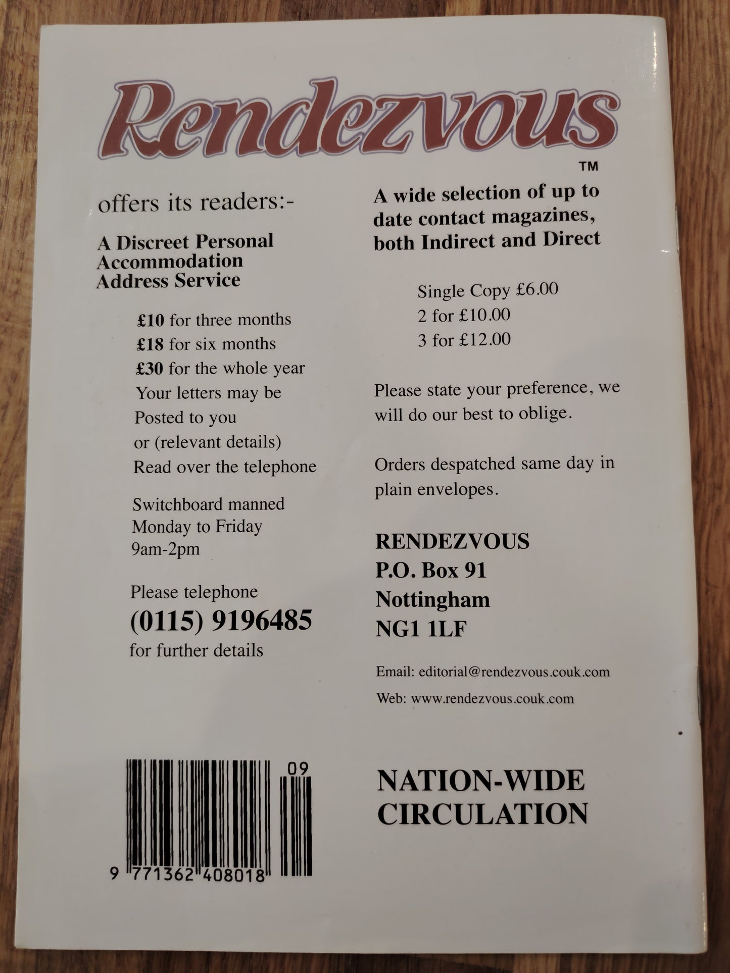 Rendezvous - Volume 273