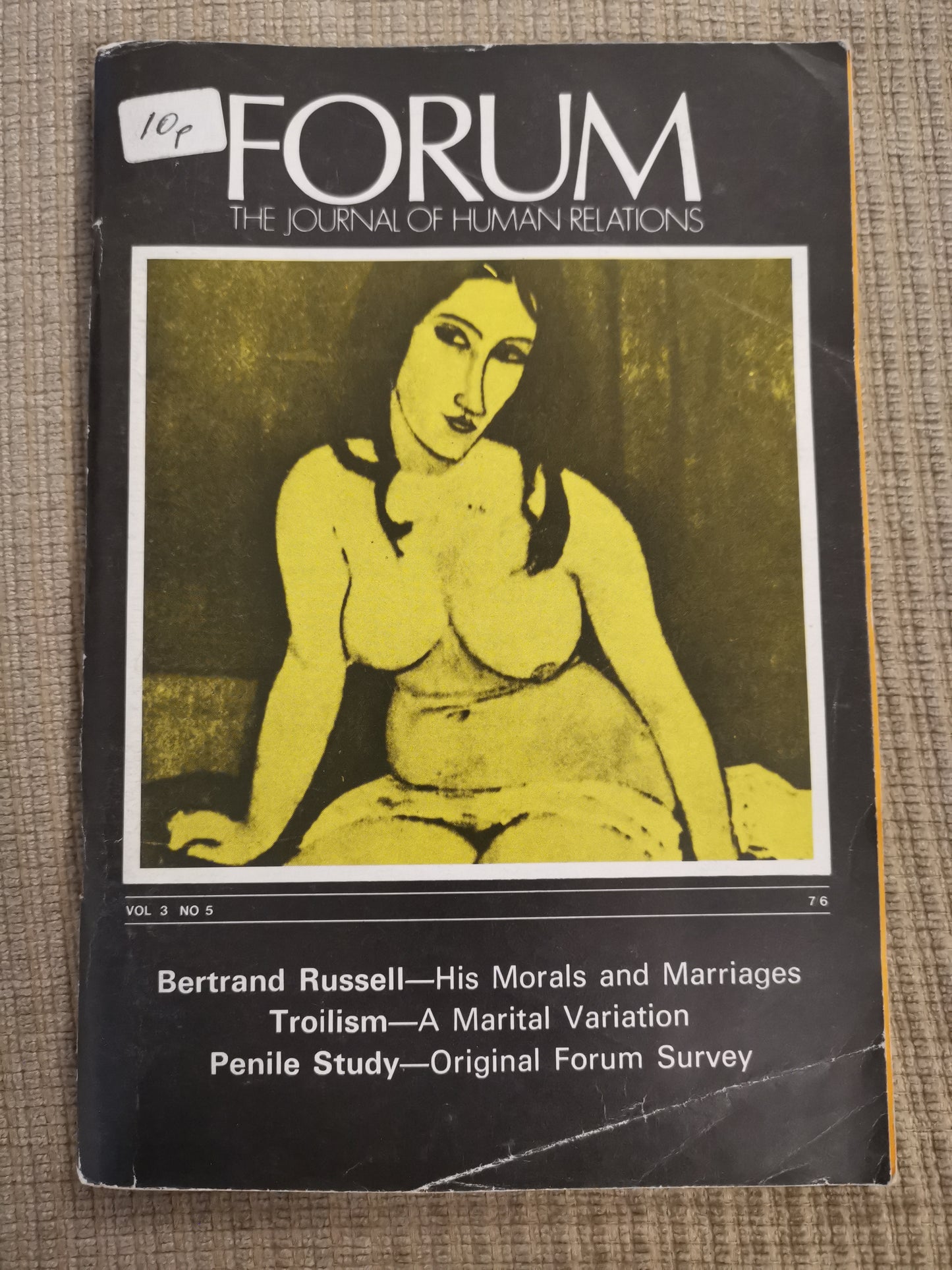 Forum - Vol 3 No.5 - Journal Of Human Relations