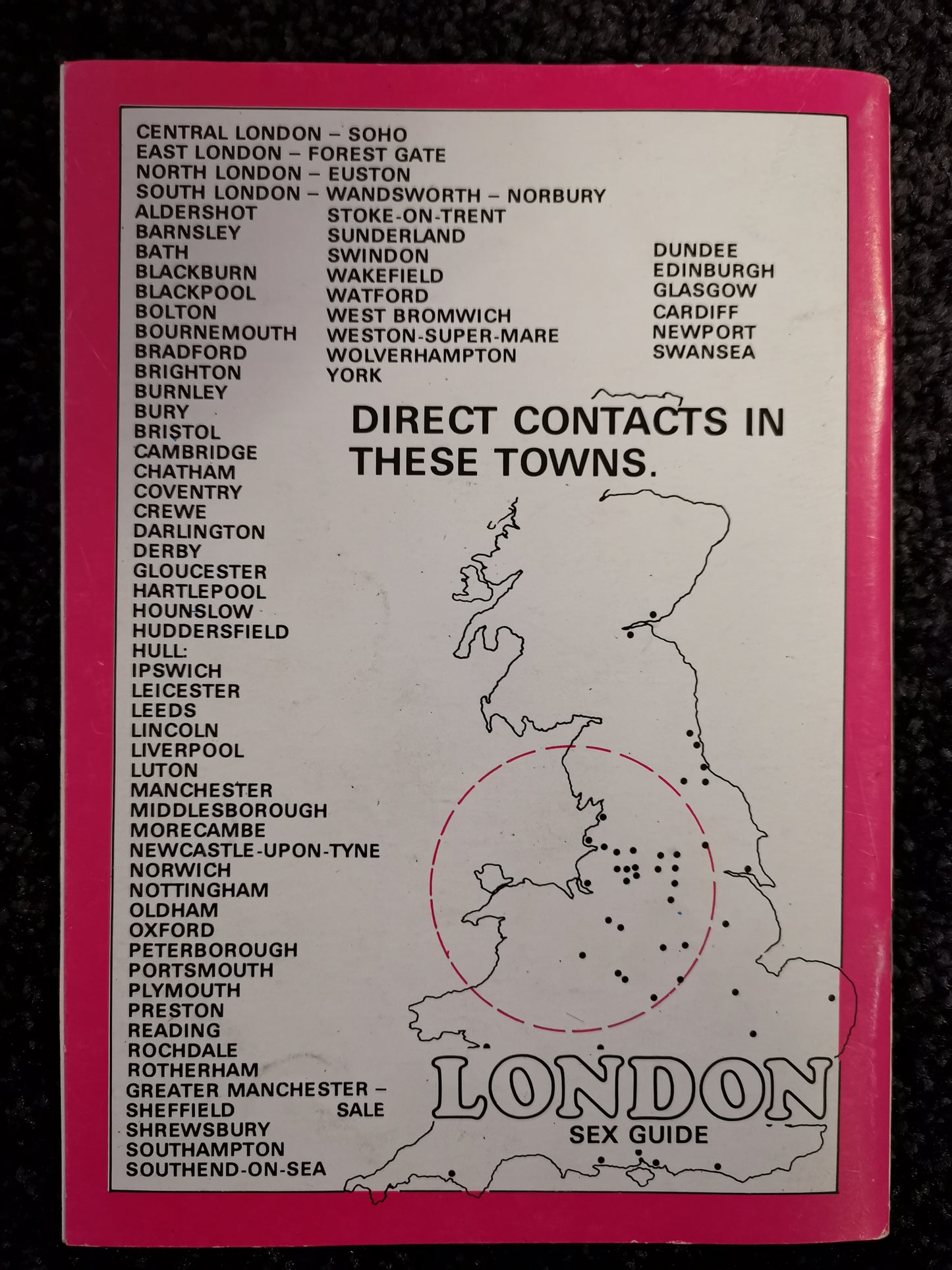 London Sex Guide - Summer 1981 Edition