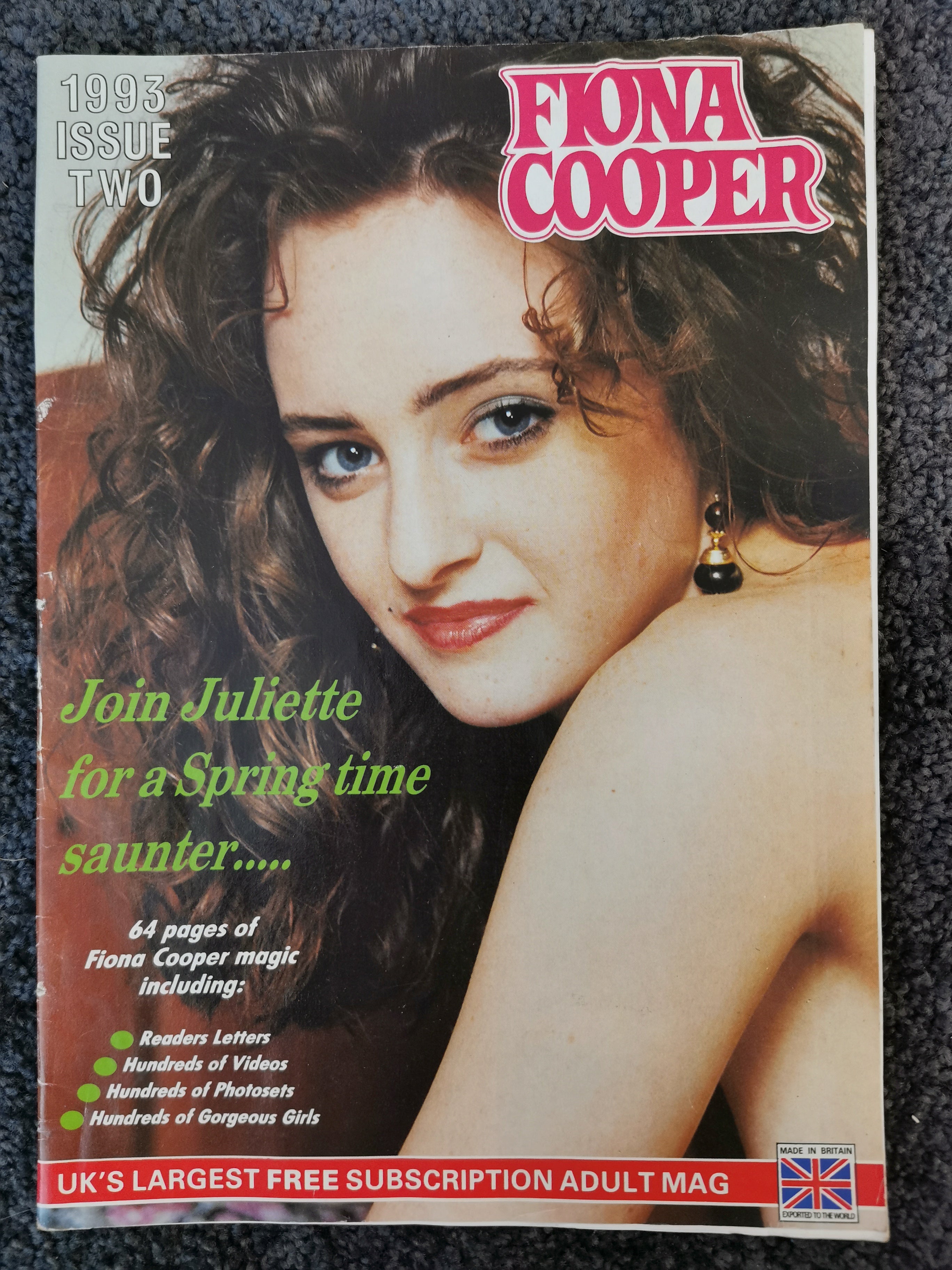 Fiona Cooper - Issue 2, 1993 – Adult Magazine Marketplace